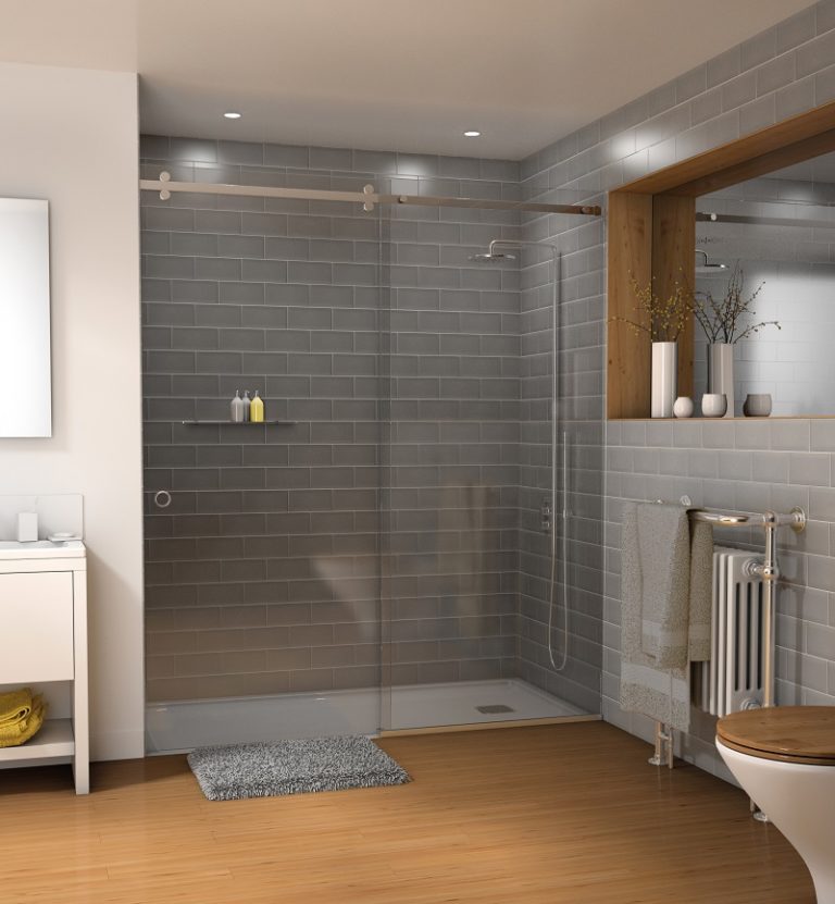 Bespoke shower area CRL Stone