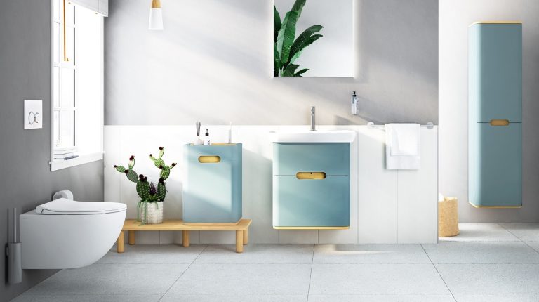 Fjord Green VitrA Sento Bathroom Furniture