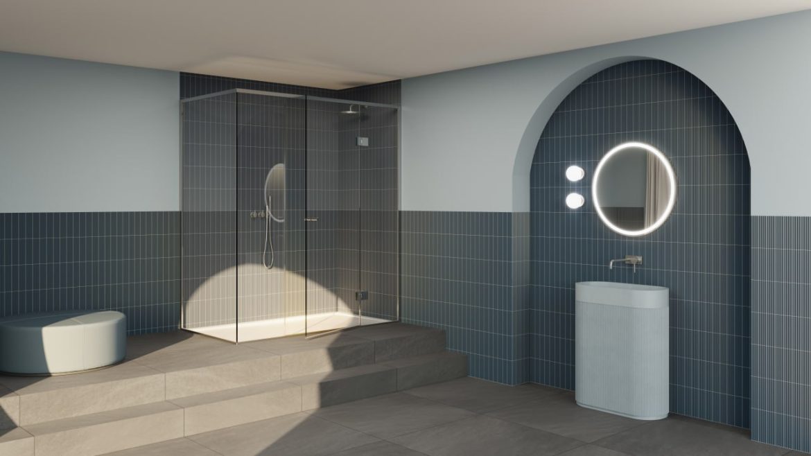 The Shower Lab Space-saving Design