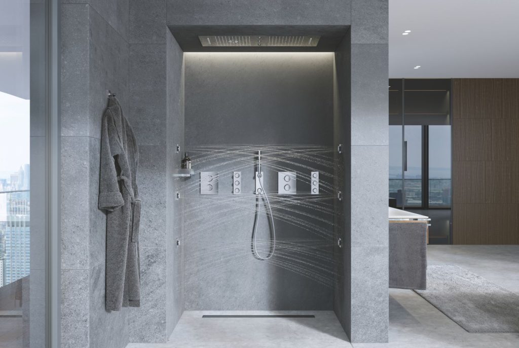 Grohe Rainshower Aqua Shower models Grohe Rainshower Aqua Shower models luxury Hospitality Design Trends Sustainability