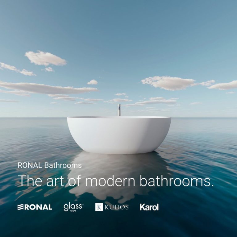 RONAL Bathrooms unveils its new brand identity Ronal Bathrooms Kudos Showers