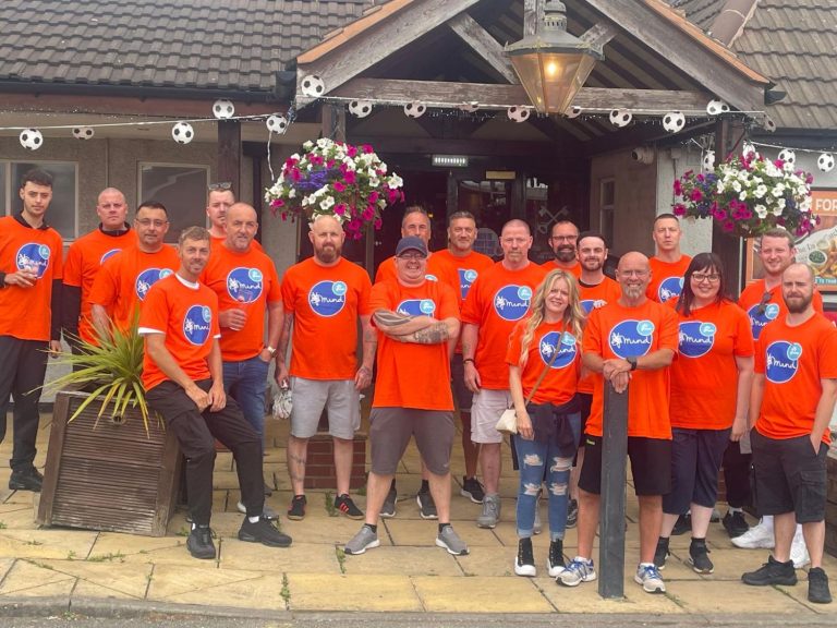Bathroom-Review-The-intrepid-Utopia-team-about-to-set-off-on-the-annual-charity-walk