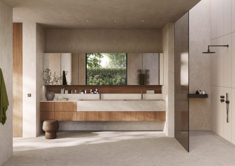 Bathroom-Review-Rotpunkt_Scandinavian-Brown-Oak-Mirror-bathroom
