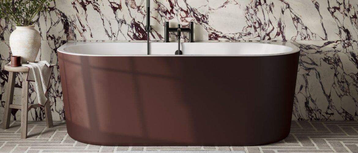 An AquaKast Osyn Round Paintable Bath from Frontline Bathrooms
