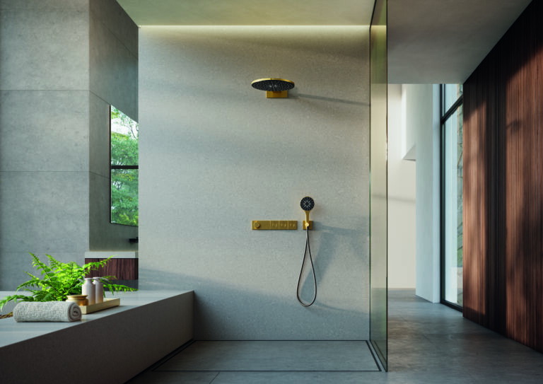 GROHE_Grohtherm Aqua Tiles_Cool Sunrise